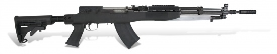 SKS with Plastic Furniture similar to the Rifle used the guard - 7.62x39mm.