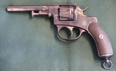 Nagant M1878 revolver - 9.4mm Nagant