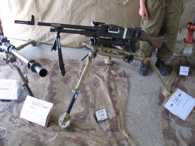 Israeli FN_MAG on display - 7.62x51mm