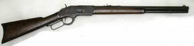 The 1873 "Short Rifle" model with octagon barrel