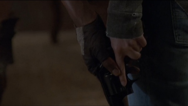 In "The Key" (S8E12), a Smith & Wesson Model 19 is taken by a Michonne from Enid.