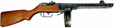 Soviet PPSh-41 Submachine Gun - 7.62x25mm Tokarev