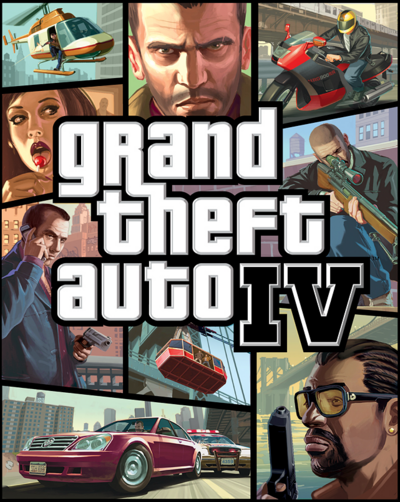 The standard box art for Grand Theft Auto IV