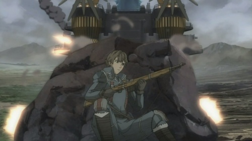 Valkyria - Chronicles Gewehr 43 Welkin takes cover.jpeg