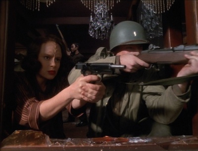 Roxann Dawson can be seen using the following weapons in the following 