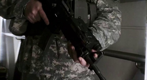 jeremy renner 28 weeks later. Sgt. Doyle (Jeremy Renner) with his M4A1 Carbine