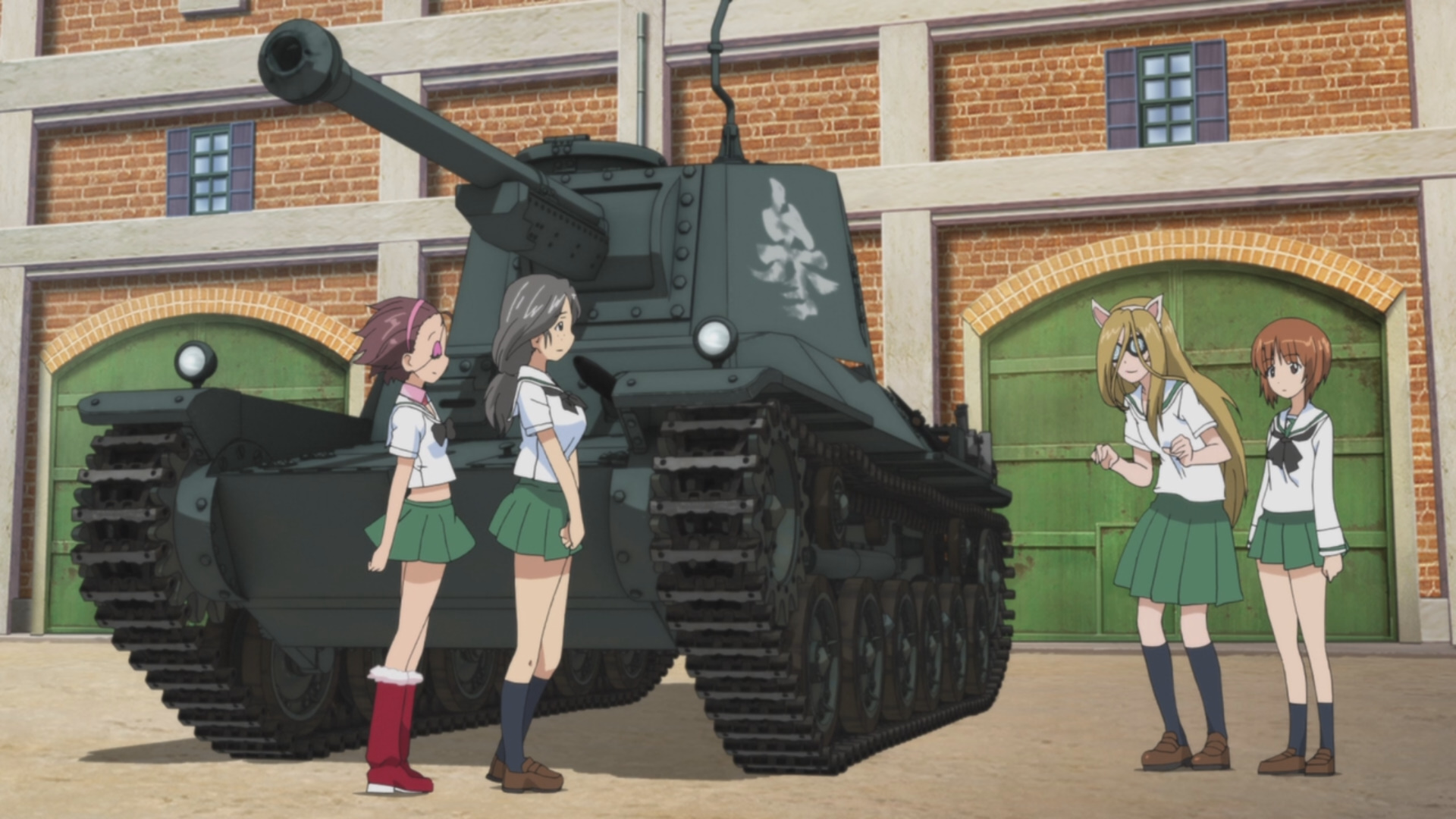 Пока исе. Экипаж girls und Panzer. Girls und Panzer танки. Girls und Panzer Юкари нацисты.