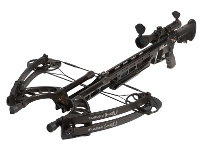 PSE TAC-15 Crossbow upper for the AR-15 rifle platform (seen here with a VLTOR EMOD buttstock)