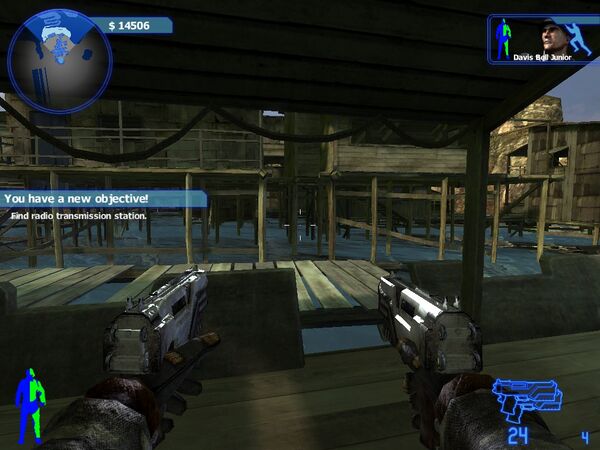 Holding Dual Pistols, the left hand is unanimated and clips through the gun when not firing/reloading/aiming.