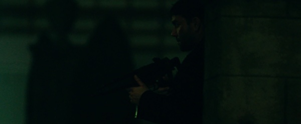 A bodyguard wields an MP5A3.