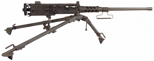 Browning M2HB on M3 tripod - .50 BMG.