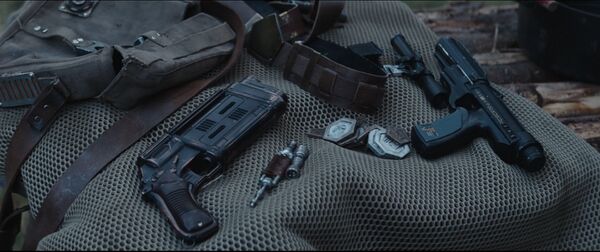 Cassian Andor's blaster, Wookieepedia