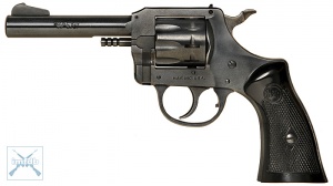 Lot - H&R Arms Model Young American Double Action .32 Caliber Revolver SN:  180819, broken grips, non functioning., , Be aware of additional charges as  new ATF regulations require all hand guns